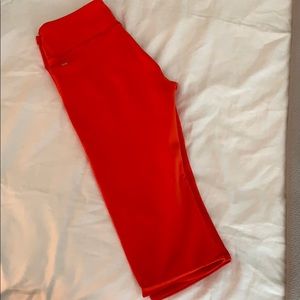 Fabletics small orange Capri pants